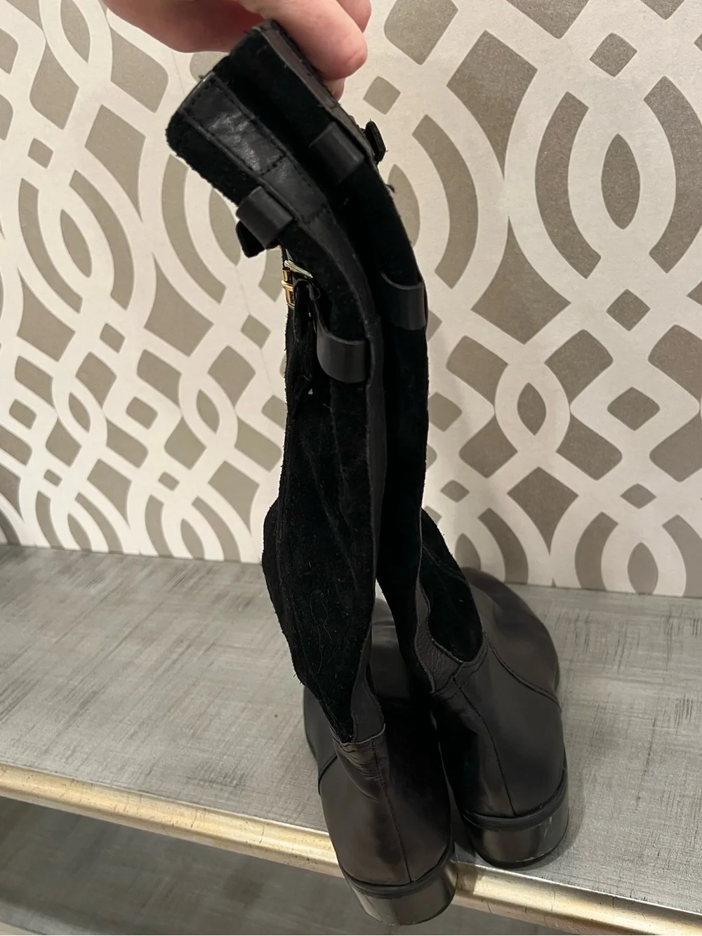 Lauren Ralph Lauren Wide Calf Black Boots